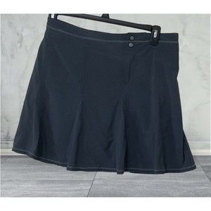 Title Nine Skort Size 10 Nimblene Swingtastic Skirt Granite Gray Pockets